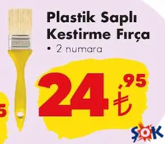 İZMİR FIRÇA PLASTİK SAPLI KESTİRME FIRÇA 2 NUMARA